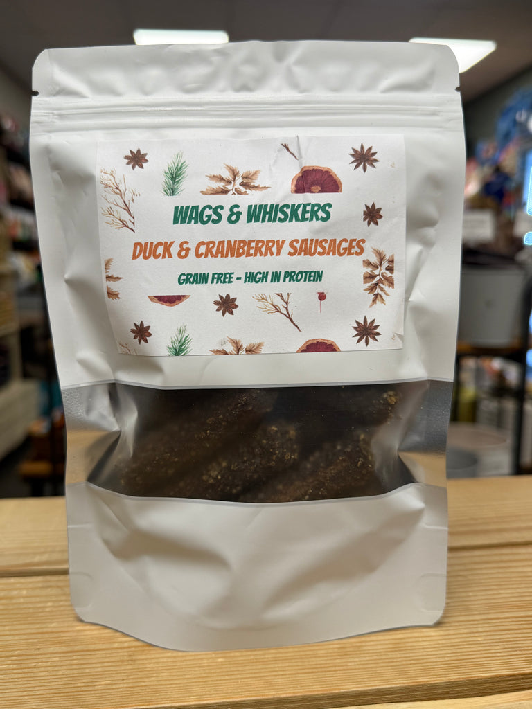 Wags & Whiskers Duck & Orange Sausages
