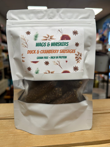 Wags & Whiskers Duck & Orange Sausages