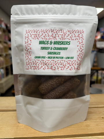 Wags & Whiskers Turkey & Cranberry Sausages