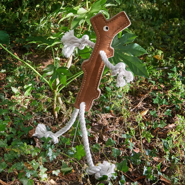 Green & Wilds Stick Man, Eco Dog Toy