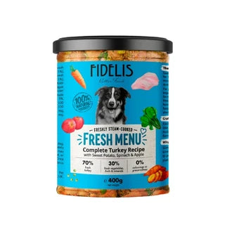 Fidelis Turkey Fresh Menu Complete 400g