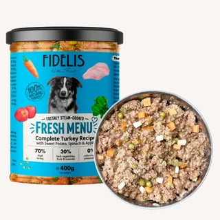 Fidelis Turkey Fresh Menu Complete 400g