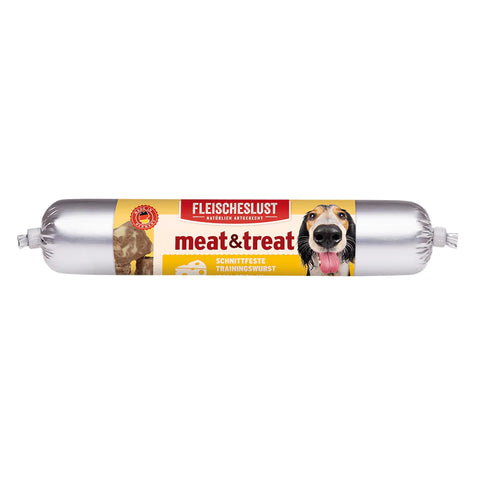 Fleischeslust Meat & trEAT Dog Training Sausage, Cheese