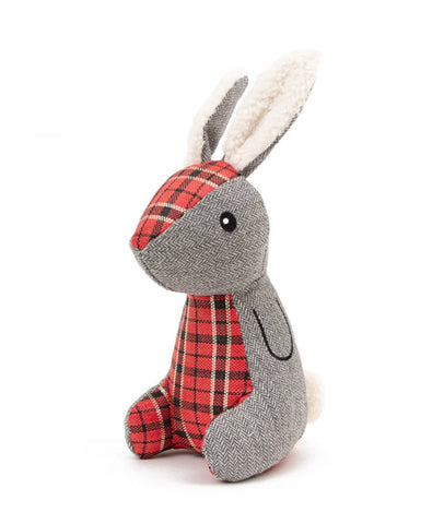 Great&Small Classic Christmas Hare with rope and Tartan Belly