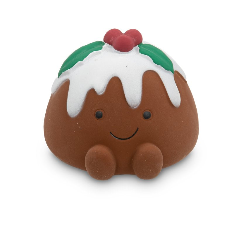 PetFace Chrissie Christmas Pudding Latex Toy