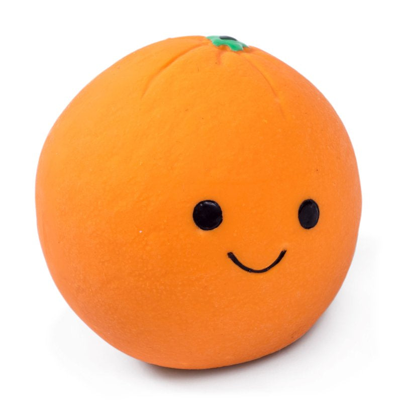 PetFace Foodie Faces - Orange Latex Toy