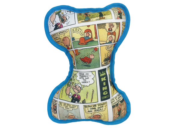 Multipet Popeye Comic Bone Dog Toy