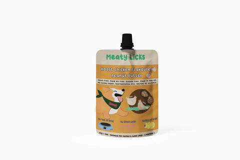 Meaty Licks Roast Chicken Peanut Butter