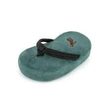 P.L.A.Y. Flip Flop Sandal Plush Dog Toy