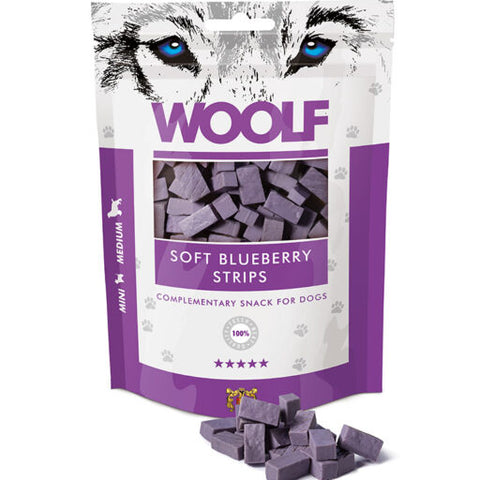 Woolf Soft Blueberry Strips Treats