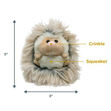 Tall Tails Hedgehog Plush Dog Toy