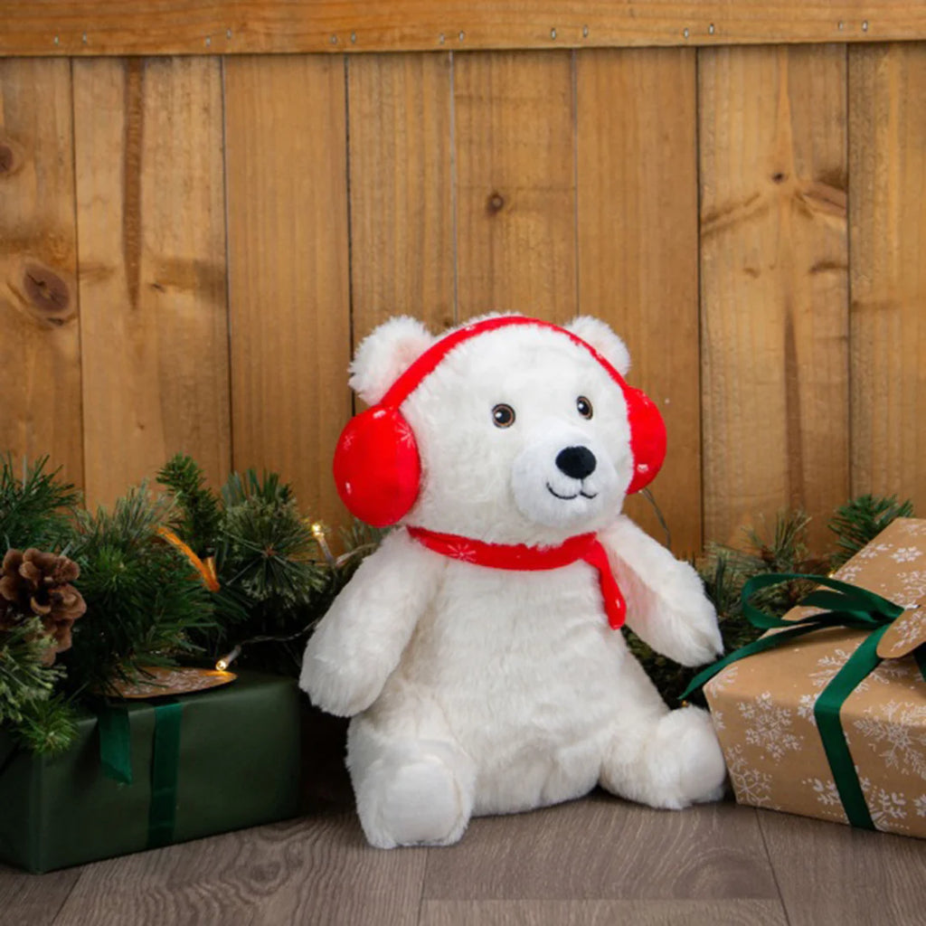 Ancol Olwen Christmas Bear Dog Toy