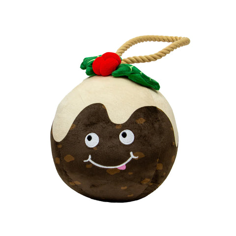 Ancol Colin Christmas Pudding Dog Toy
