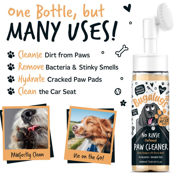 Bugalugs No Rinse Paw Cleaner - Papaya & Coconut