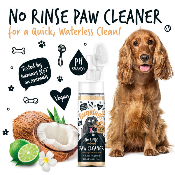 Bugalugs No Rinse Paw Cleaner - Papaya & Coconut