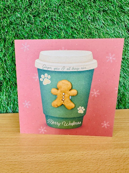 Life of Riley Treatings Greeting Card - Gingerbread Spiced Latte