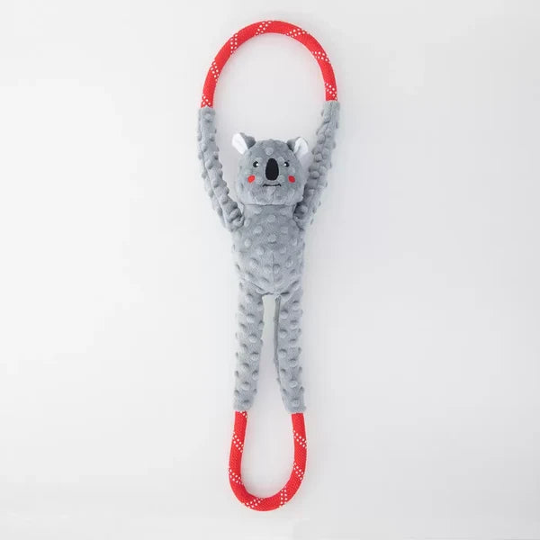 ZippyPaws Ropetugz Dog Tug Toy - Bear