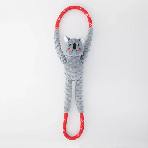 ZippyPaws Ropetugz Dog Tug Toy - Bear