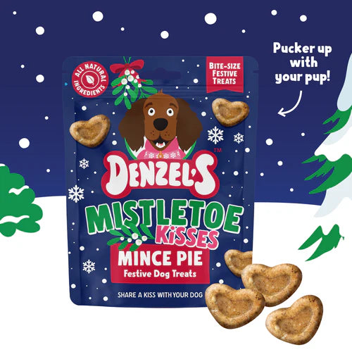 Denzel's Mince Pie Mistletoe Kisses Dog Treats