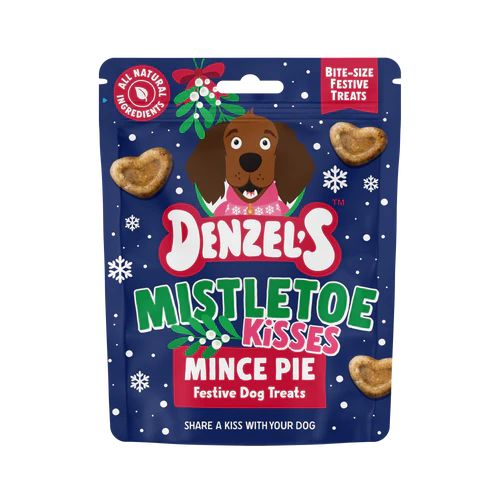 Denzel's Mince Pie Mistletoe Kisses Dog Treats