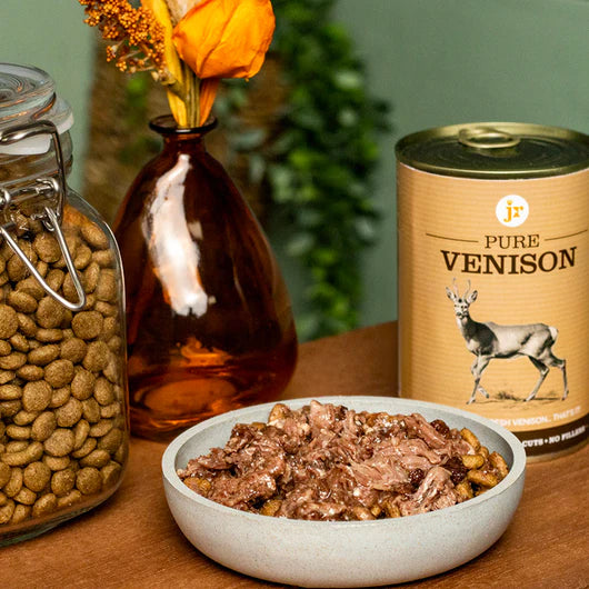 JR Pet Pure Venison Topper & Mixer 400g