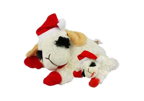 Happy Pet Santa Lamb Chop Dog Toy