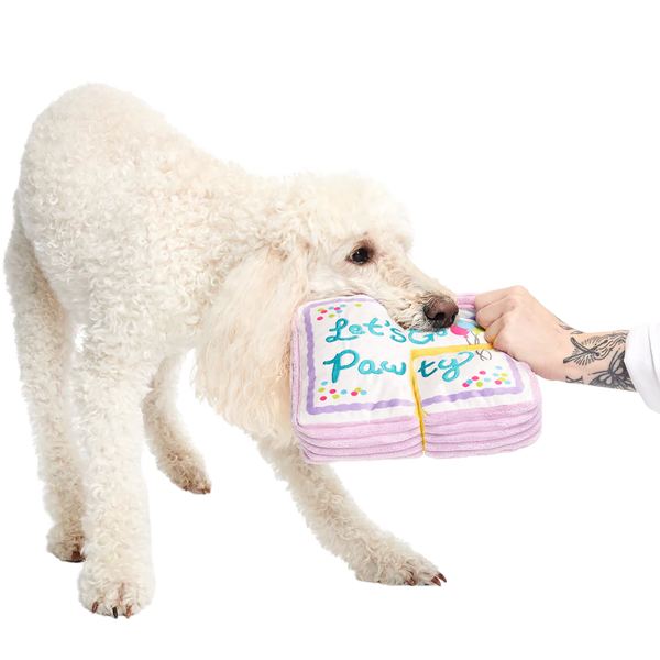 BARK Piece Of Sheet Cake Plush Multi-Part Dog Toy