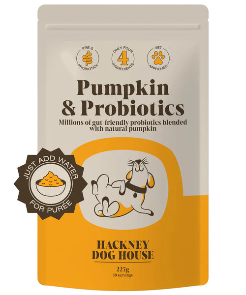 Hackney Dog House - Pumpkin Poweder with Pre & Probiotics For Dogs