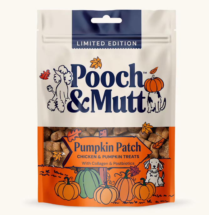 Pooch & Mutt Pumpkin Patch Postbiotic Meaty Treats