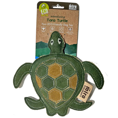 Miro & Makauri - Tara Turtle Eco Friendly Leather Dog Toy