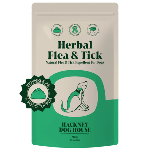 Hackney Dog House - Natural Herbal Flea & Tick Repellent Powder
