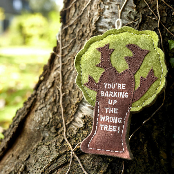Green & Wilds Barking up the Wrong Tree, Eco Dog Toy