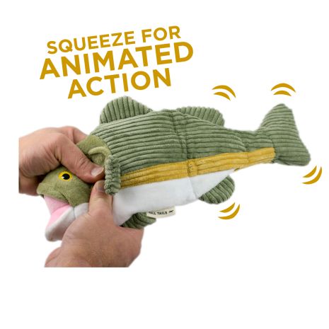 Tall Tails Animated Fish Plush Dog Toy