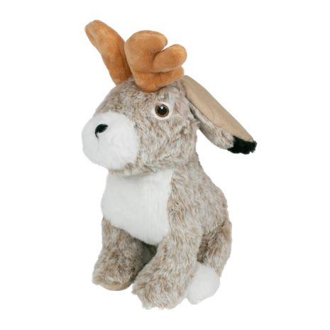Tall Tails Animated Jackalope Plush Dog Toy
