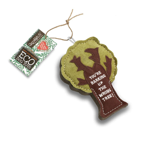 Green & Wilds Barking up the Wrong Tree, Eco Dog Toy