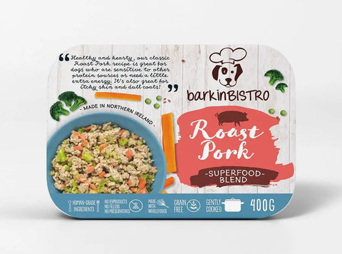 Barkin Bistro Roast Pork Cooked Dog Food