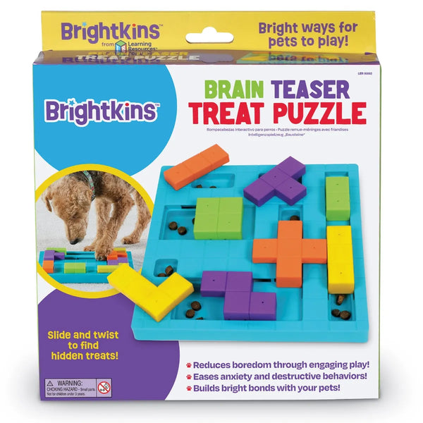 Brightkins Brain Teaser Treat Puzzle Game Wags & Whiskers Pet