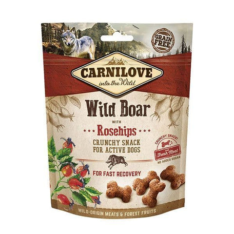 Carnilove Wild Boar with Rosehips Crunchy Dog Treats 200g