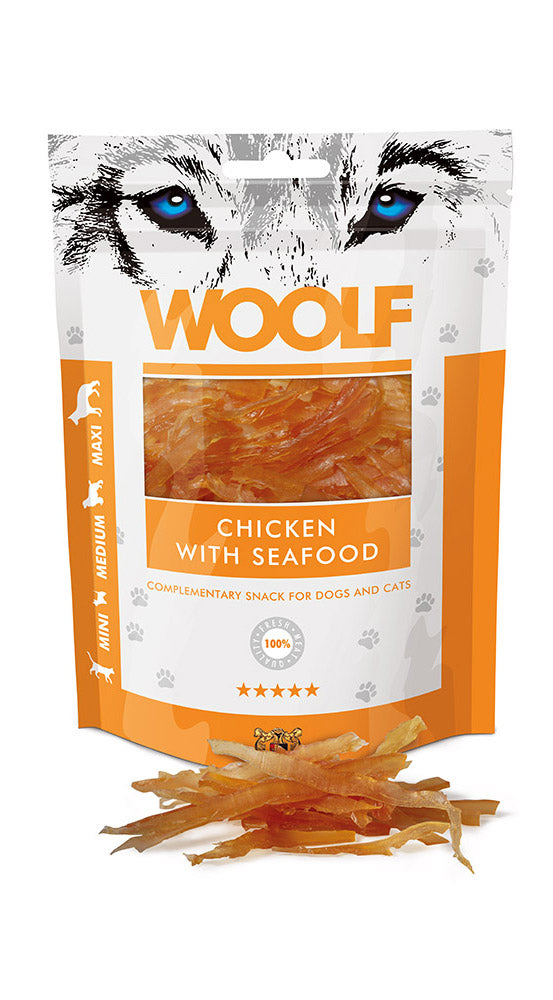 Woolf Chicken with Seafood Treats