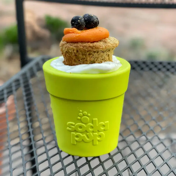 Sodapup Flower Pot Durable Rubber Treat Dispenser & Enrichment