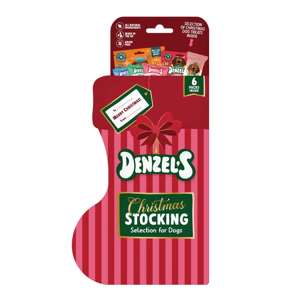 Denzel's Christmas Stocking Dog Treats Gift