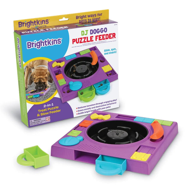 Brightkins DJ Doggo Puzzle Feeder Game