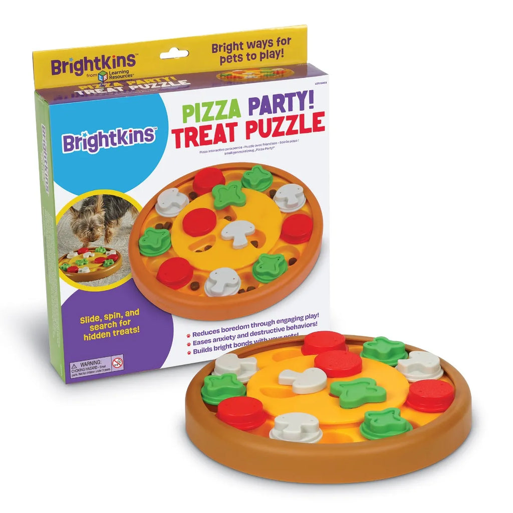 Brightkins Dog Pizza Party Treat Puzzle Game