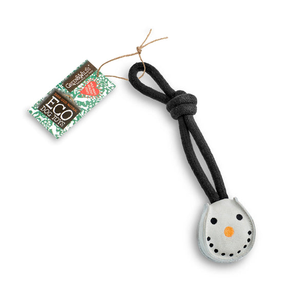 Green & Wilds Sven The Snowball Eco Dog Toy