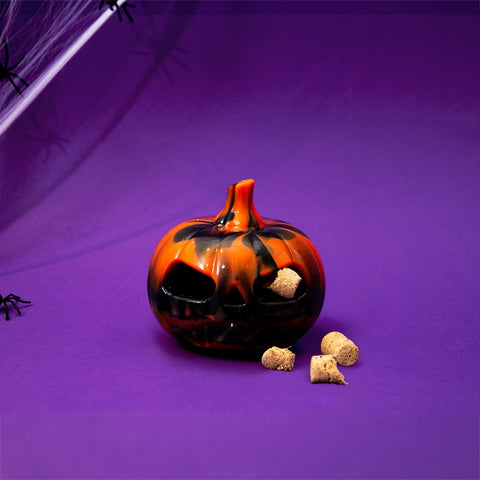 Great & Small Creepy Cuties TPR Pumpkin Treat Dog Toy