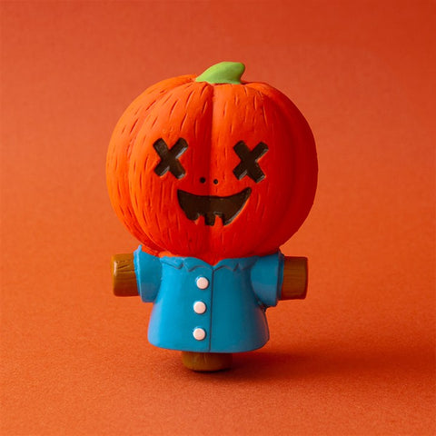 Great & Small Creepy Cuties Latex Pumpkin Jack Scarecrow