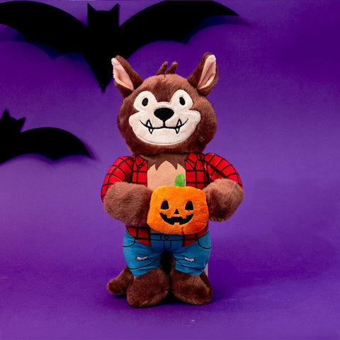 Great & Small Creepy Cuties Werewolf Jack O'Lantern Dog Toy