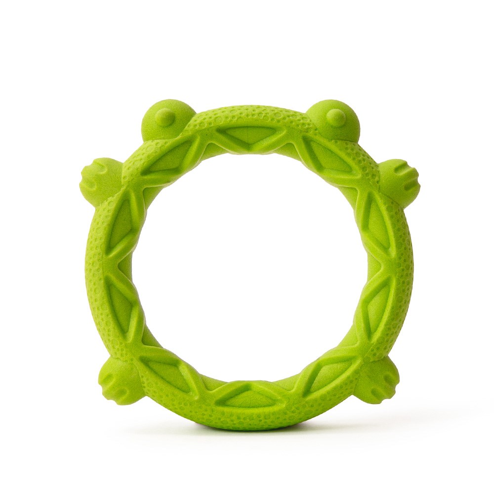 Great & Small Frubba Scent Frog Ring Dog Toy