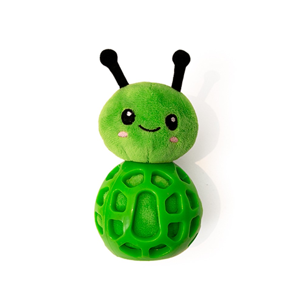 Great & Small Little&Lively Caterpillar in Apple Dog Toy