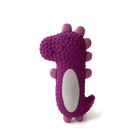 Great & Small Little&Lively Latex Dotty Dinosaur Dog Toy